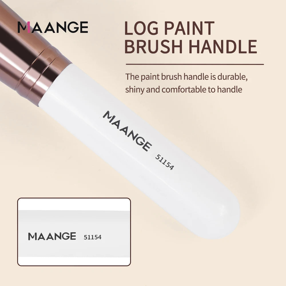 Maange 1PCS Makeup Brush with Box Foundation Concealer Powder Blush Contour Brush Dense Soft Bristle Brush Beauty Tool For Women