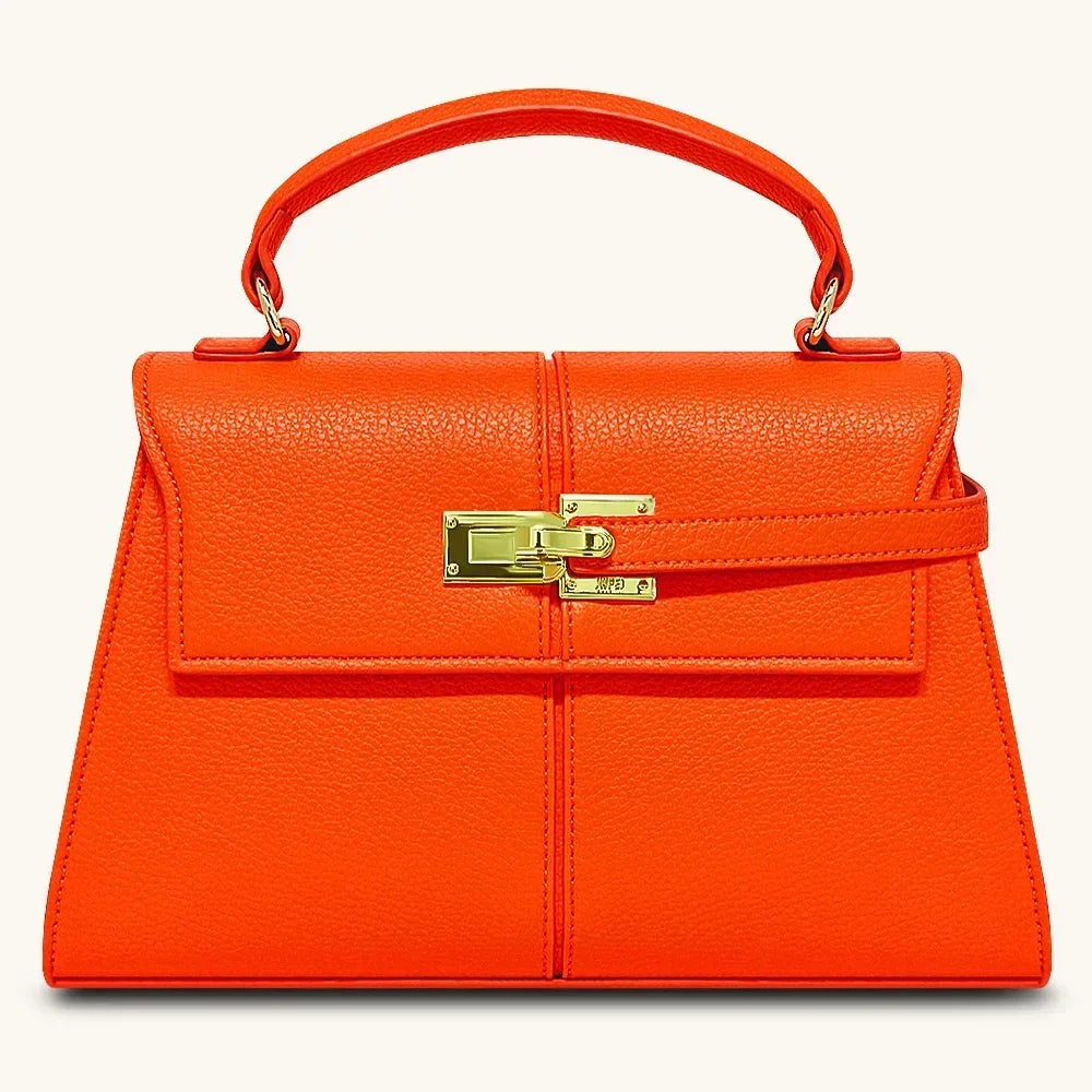 JW Pei 2025 New Leather Women's Bag Versatile Fashion Niche Handbag Top-handle Bags на сумки плечо кожаная sac de luxe femme