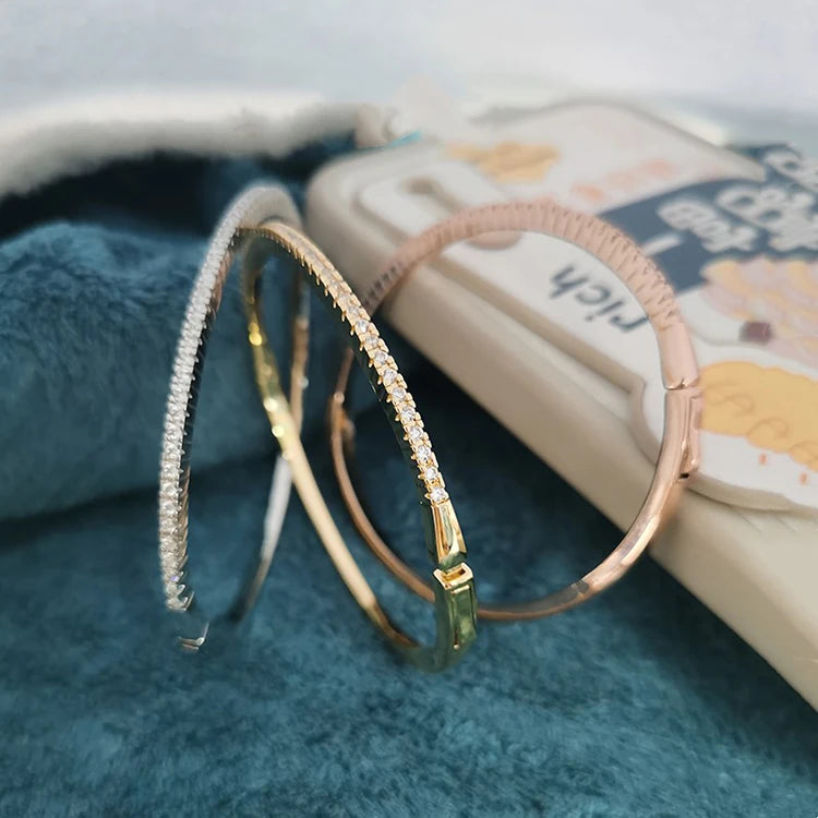 Luxury Fine Jewelry Bangles Bracelets For Women Bijoux Femme Armbanden Voor Vrouwen Gifts