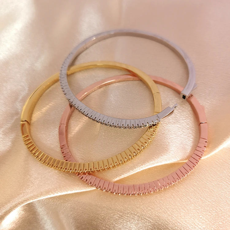 Luxury Fine Jewelry Bangles Bracelets For Women Bijoux Femme Armbanden Voor Vrouwen Gifts