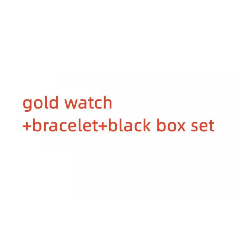Luxury Women Shiny Bracelet Watches 2pcs Set Rose Gold Watch Fashion Ladies Elegant Quartz Diamond Wristwatch Female Reloj Mujer