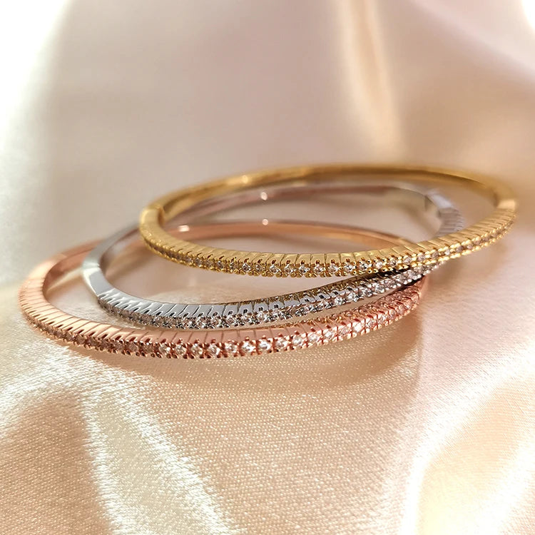 Luxury Fine Jewelry Bangles Bracelets For Women Bijoux Femme Armbanden Voor Vrouwen Gifts