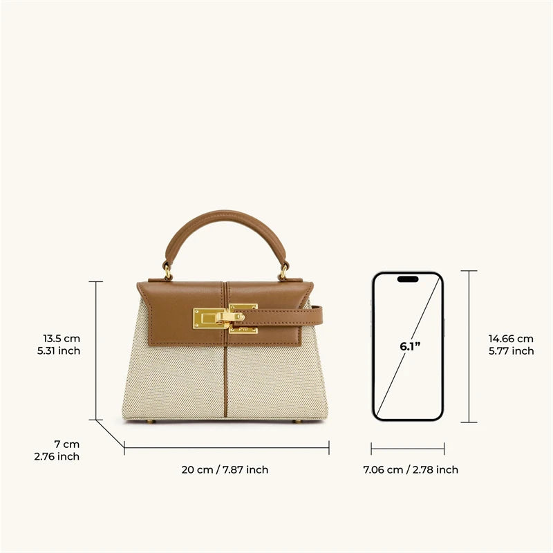 JW Pei 2025 New Leather Women's Bag Versatile Fashion Niche Handbag Top-handle Bags на сумки плечо кожаная sac de luxe femme