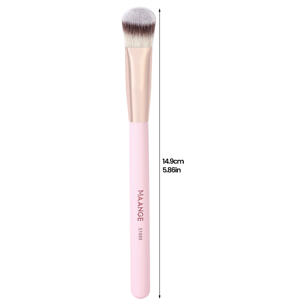 MAANGE Under Eye Concealer Makeup Brush Triangle Foundation Brush for Liquid Cream Blending Concealing Cosmetic Makeup Tools