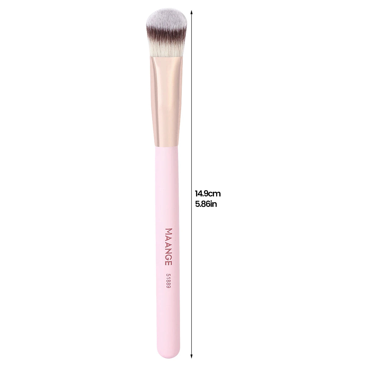 MAANGE Under Eye Concealer Makeup Brush Triangle Foundation Brush for Liquid Cream Blending Concealing Cosmetic Makeup Tools