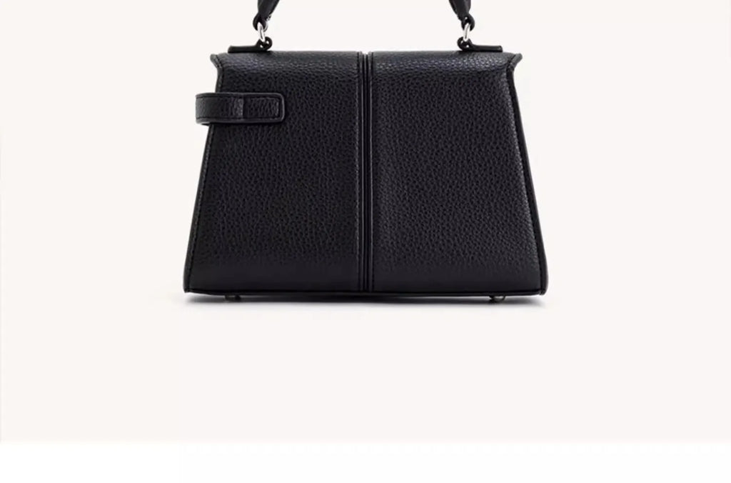 2025 Trapezoidal Leather Women's Bag Versatile Fashion Niche Handbag Top-handle Bags на сумки плечо кожаная sac de luxe femme