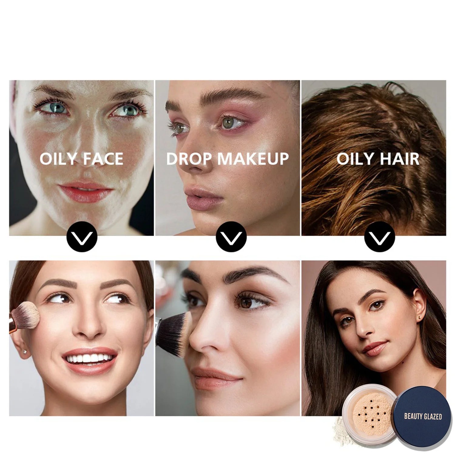 4pcs/set Magic Face Makeup Kit Natural Moisturizing Primer Long Lasting Waterproof Concealer Foundation Travel Face Makeup Set