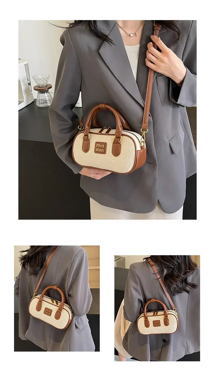 Luxury Designer Y2k Canvas Hand Bag Women Shoulder Crossbody Bags Ladies Tote Bag Purses High Quality Sac De Luxe Femme Fashion
