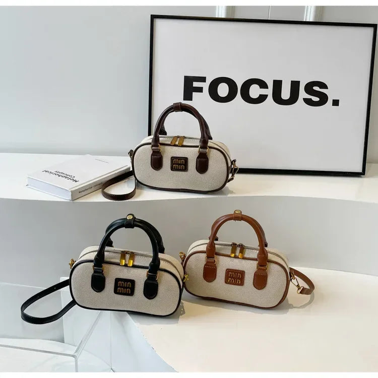 Luxury Designer Y2k Canvas Hand Bag Women Shoulder Crossbody Bags Ladies Tote Bag Purses High Quality Sac De Luxe Femme Fashion