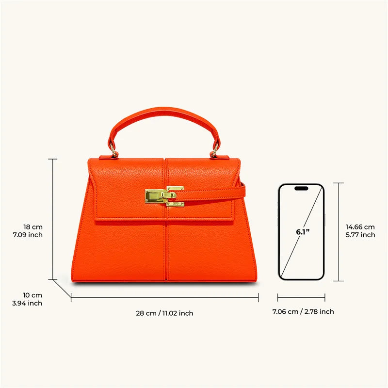 JW Pei 2025 New Leather Women's Bag Versatile Fashion Niche Handbag Top-handle Bags на сумки плечо кожаная sac de luxe femme